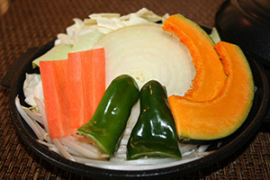 野菜の鉄板焼き